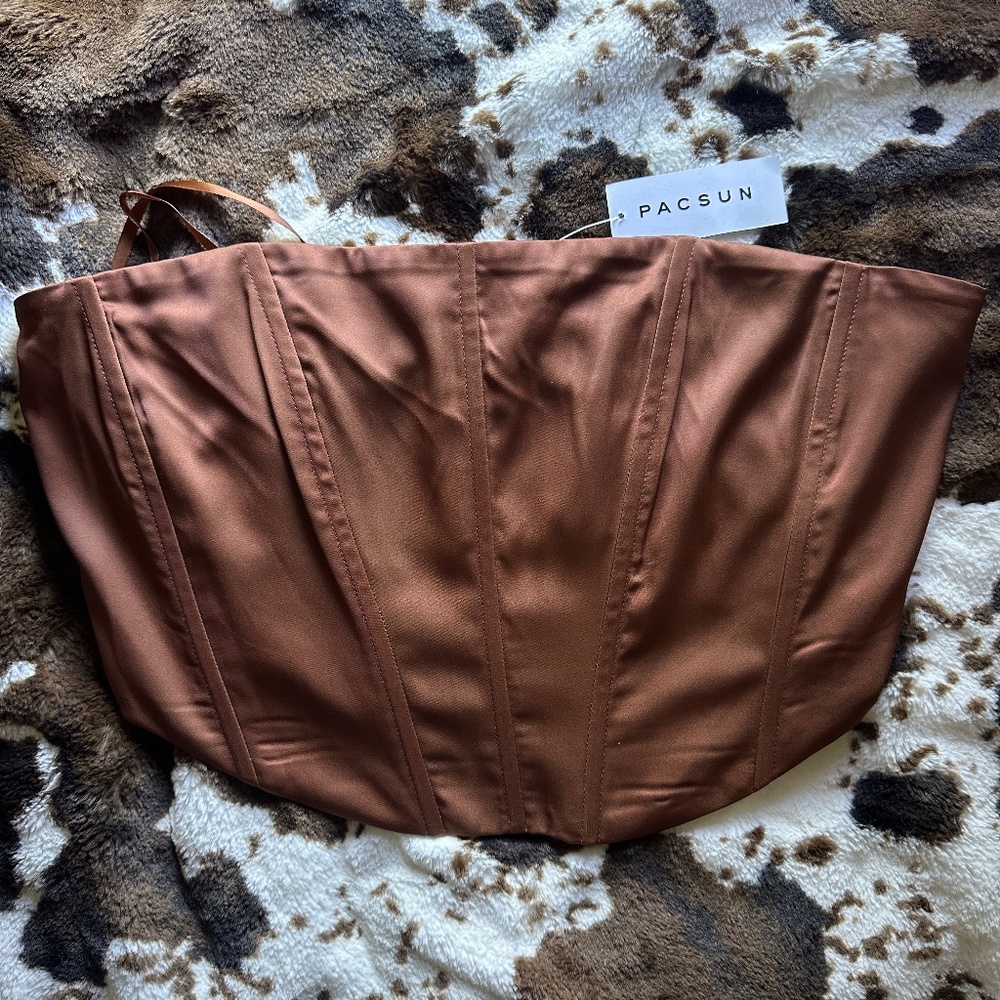 Corset style top
